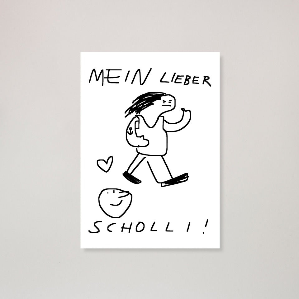 Postkarte Scholli
