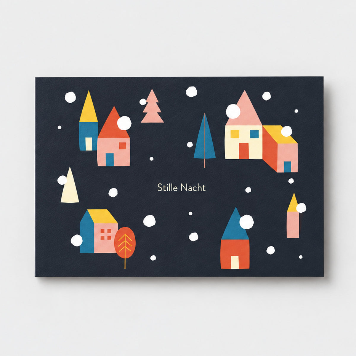 Weihnachtspostkarte Stille Nacht