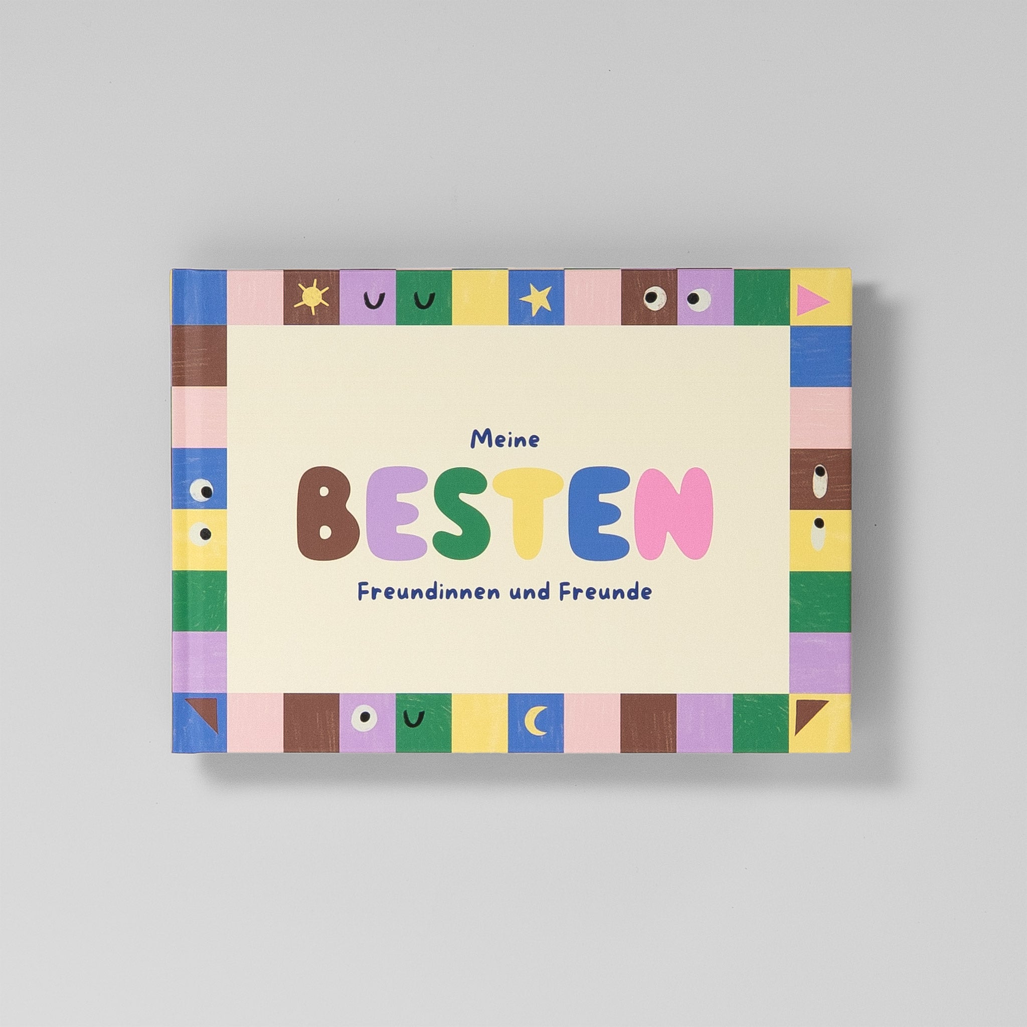 Freundebuch 'Meine besten Freundinnen und Freunde' von Anna Beddig, buntes Cover