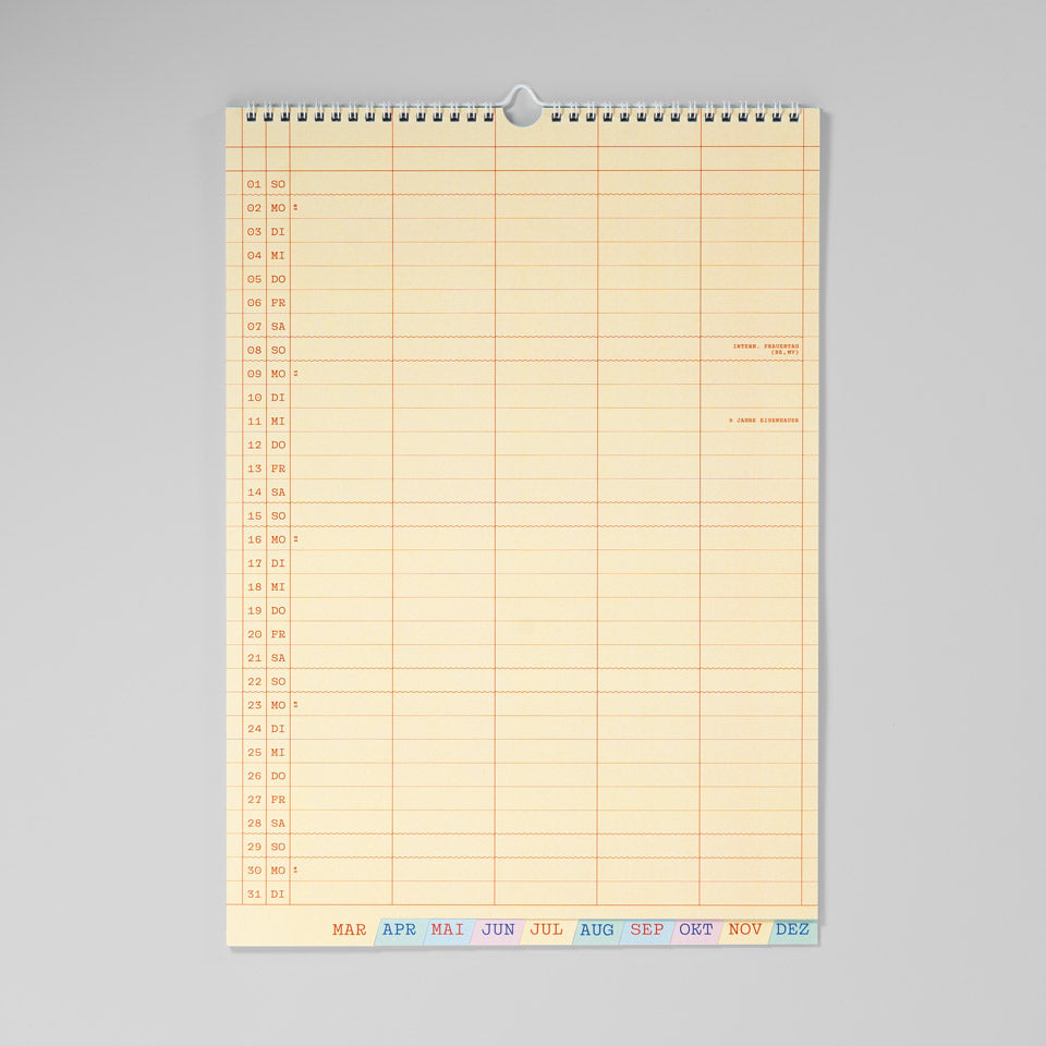 Familienkalender Eisenhauer 2026 A3