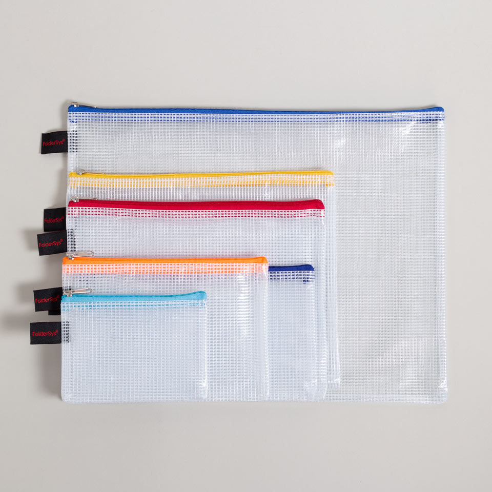 Mesh Bag neon orange für A6