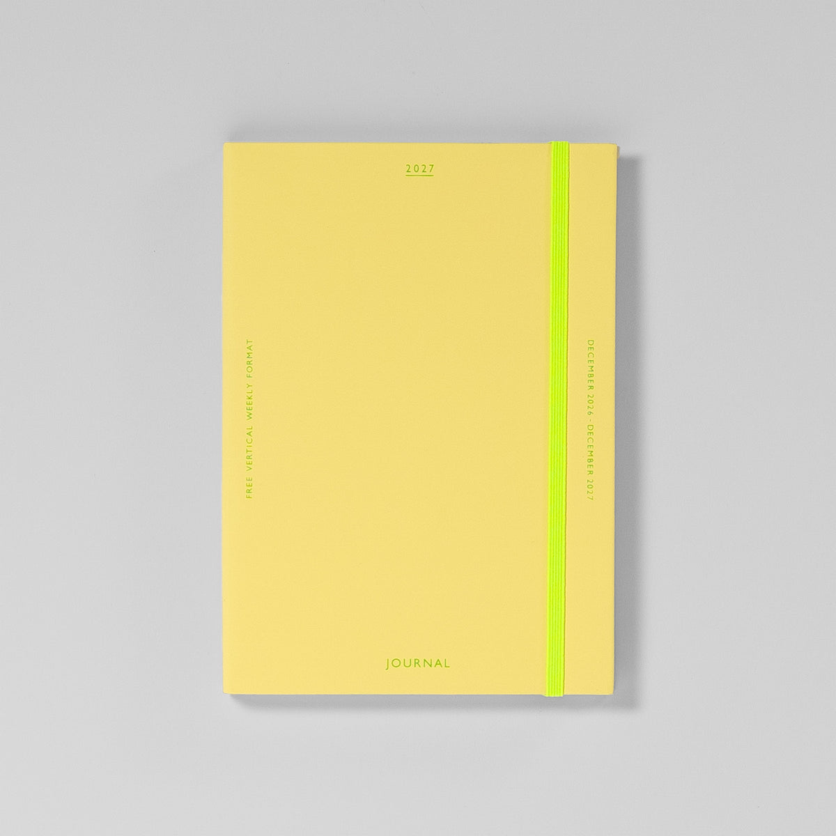 Journalkalender Katy B6 in Yellow – Cover-Ansicht #Farbe_Yellow