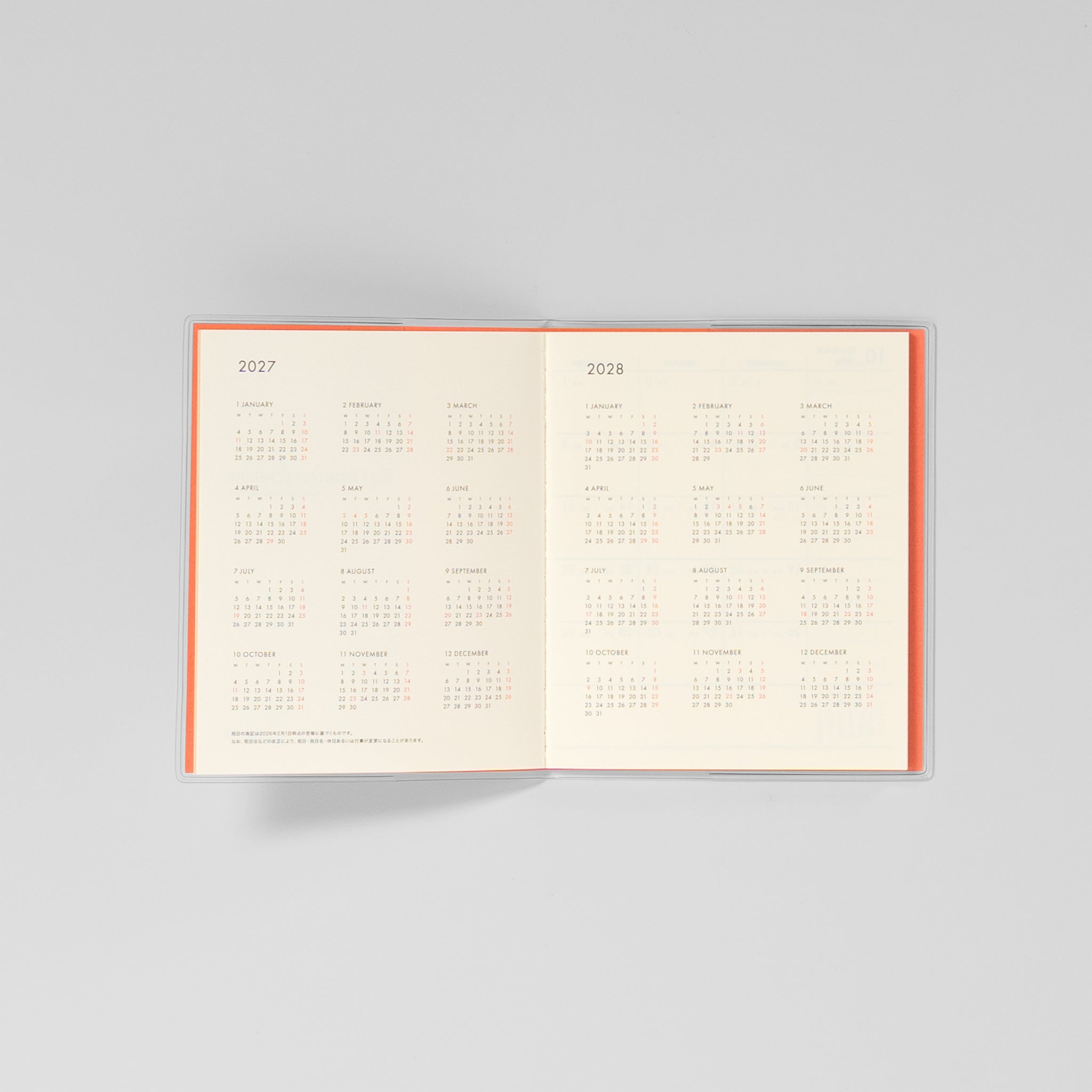 Jahresübersicht im Nähe Monatskalender