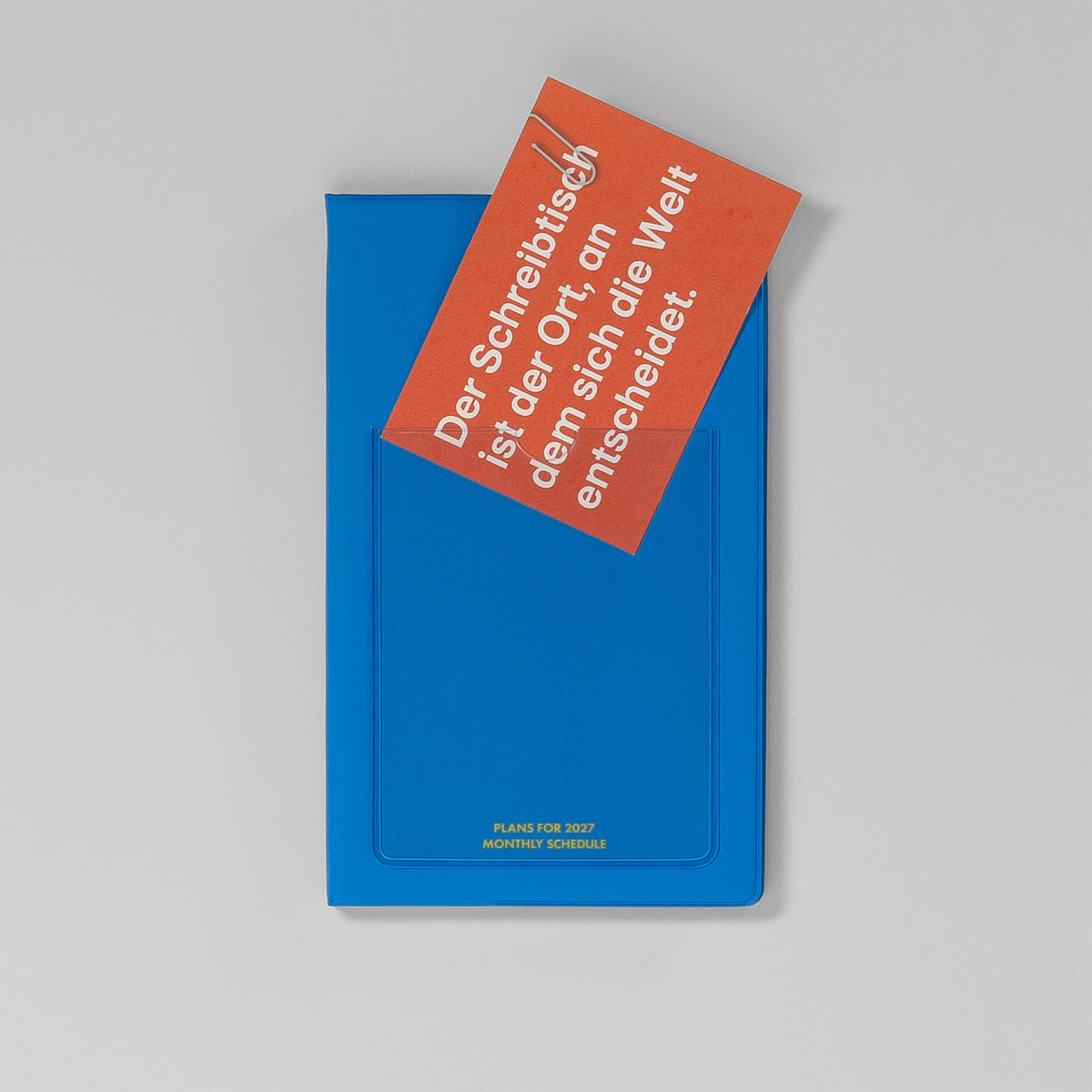 Flyer in der Cover-Tasche des Shine Monatskalenders