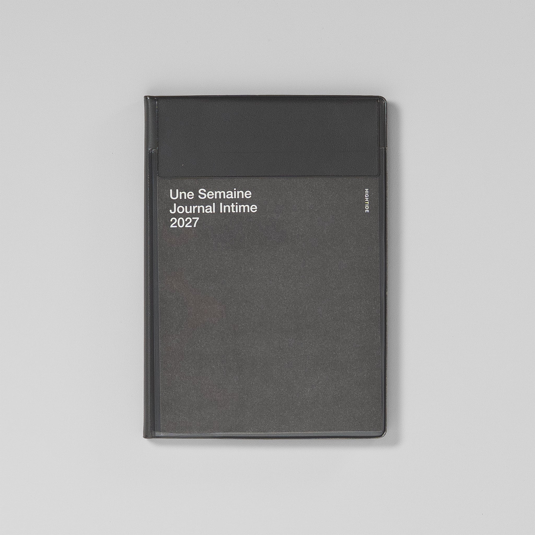 Wochenkalender Iris B6 in Darkgrey – Ansicht von vorne #Farbe_Dark Grey
