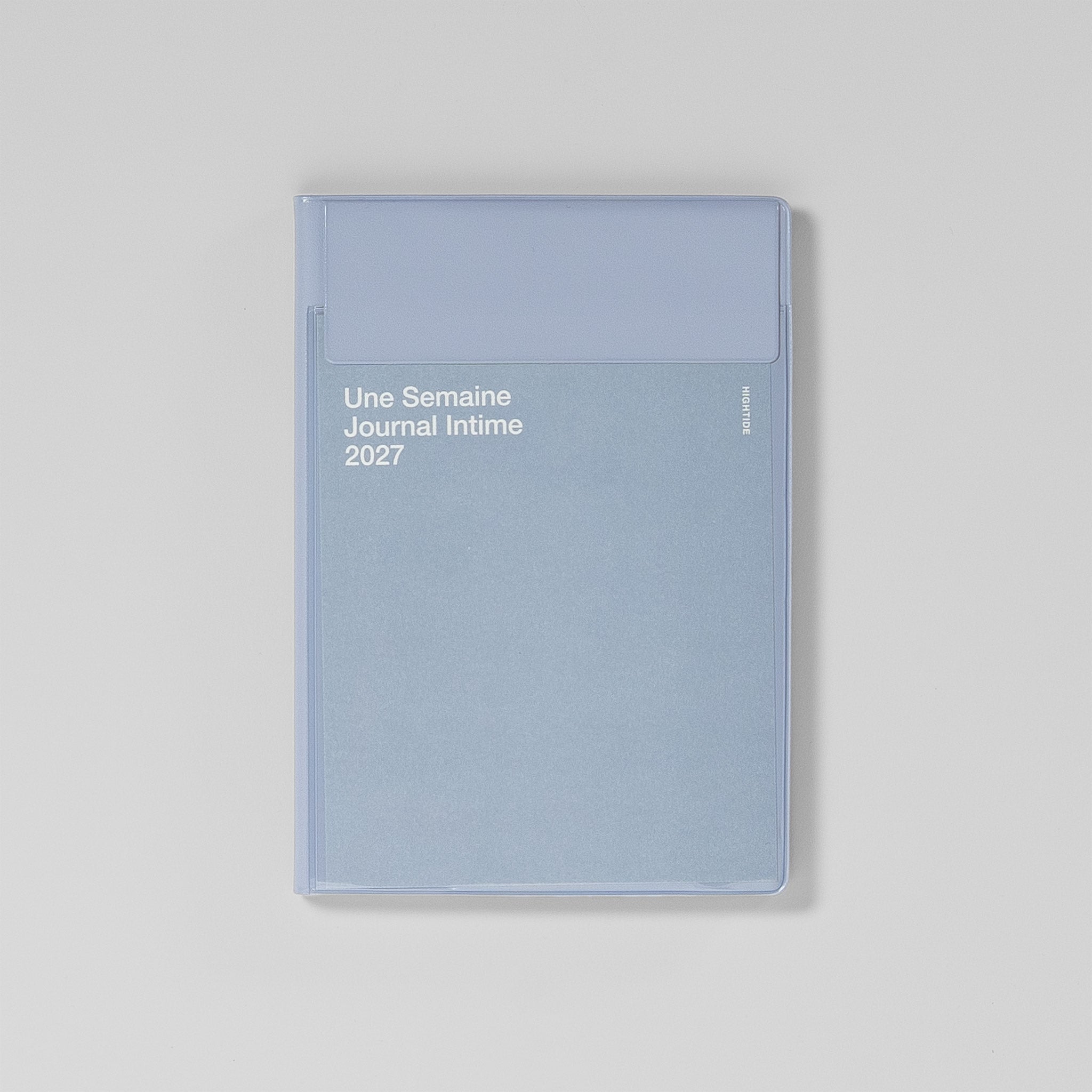 Wochenkalender Iris B6 in Lightgrey – Cover mit Vordertasche #Farbe_Light Grey