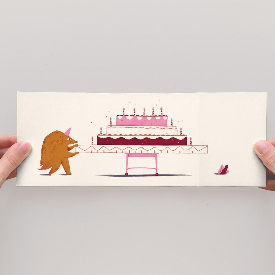 Faltkarte Birthday Mail