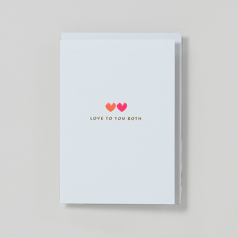 Hochzeitskarte Love to you both