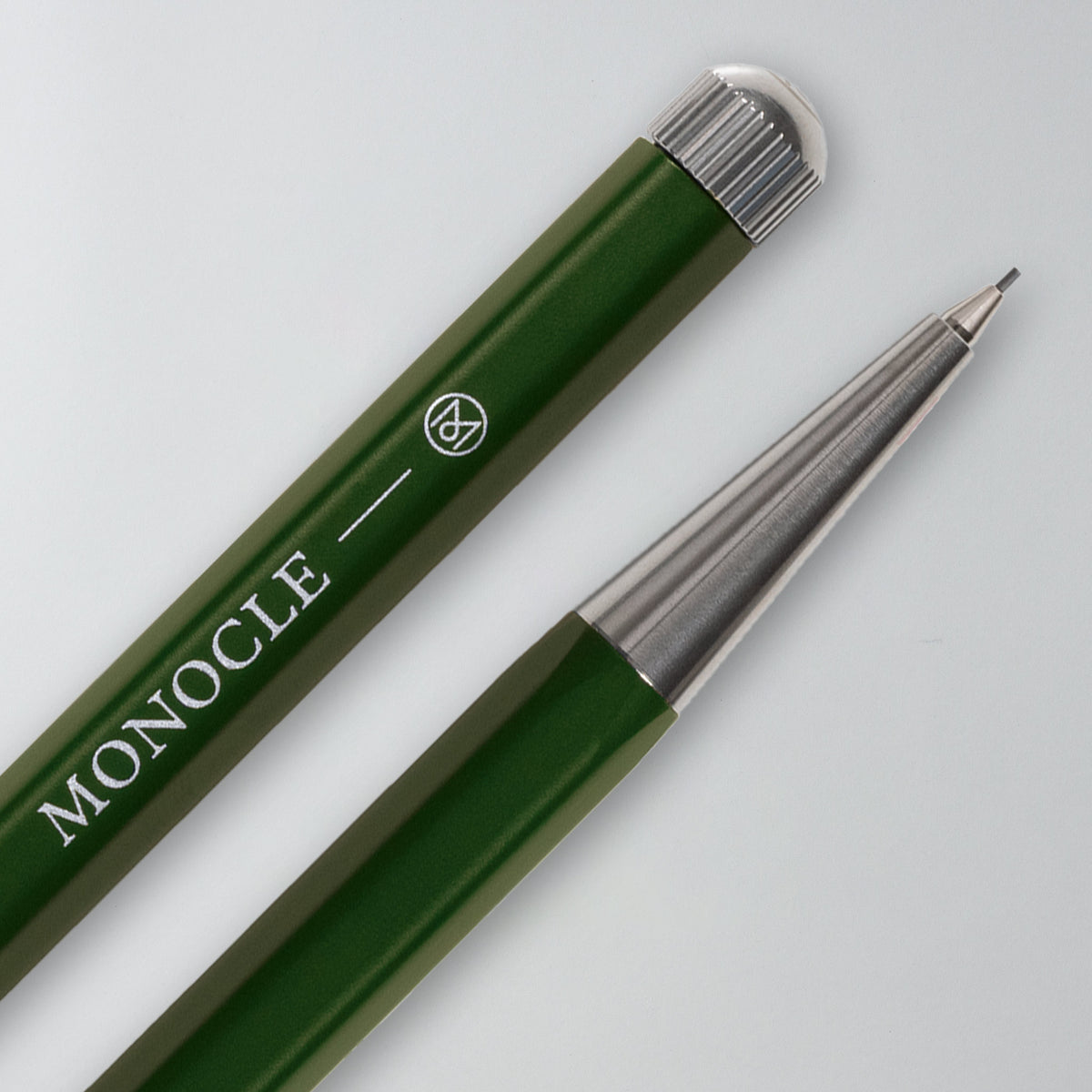 Leuchtturm Bleistift Drehgriffel Monocle, Detailansicht