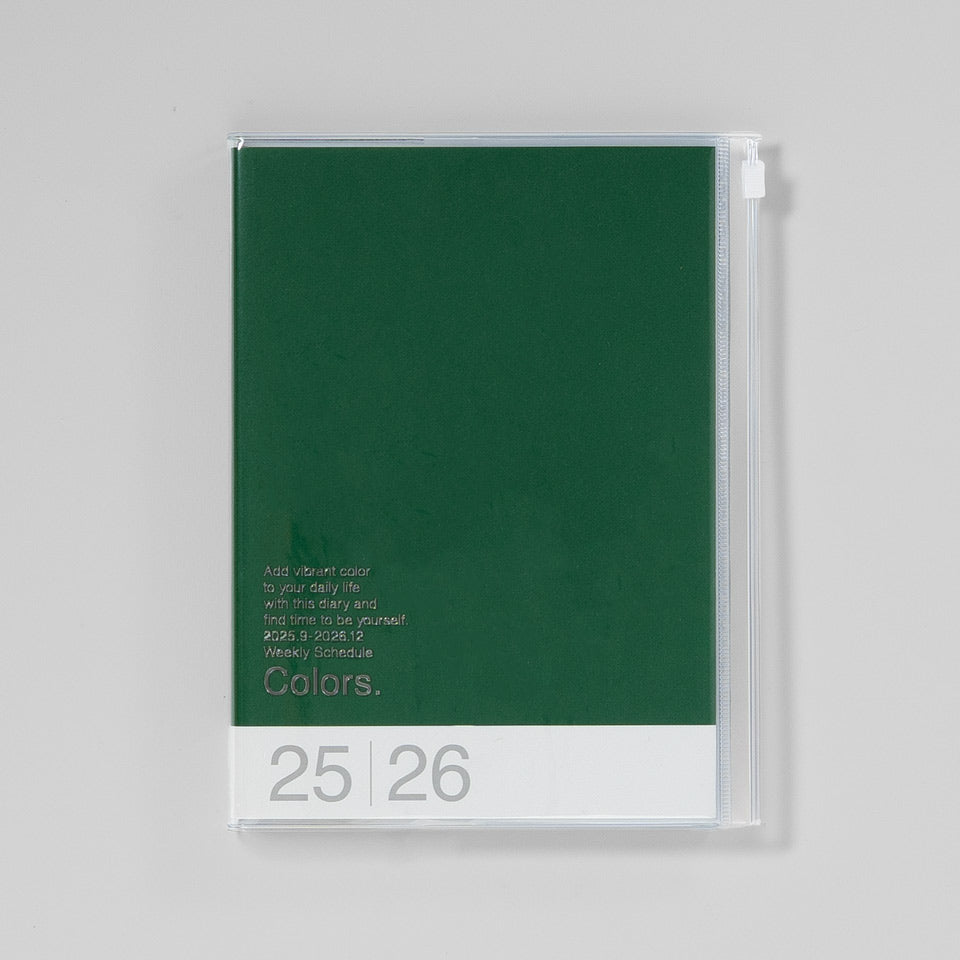 A5 Kalender 2025/26 mit Umschlagtasche Farbe