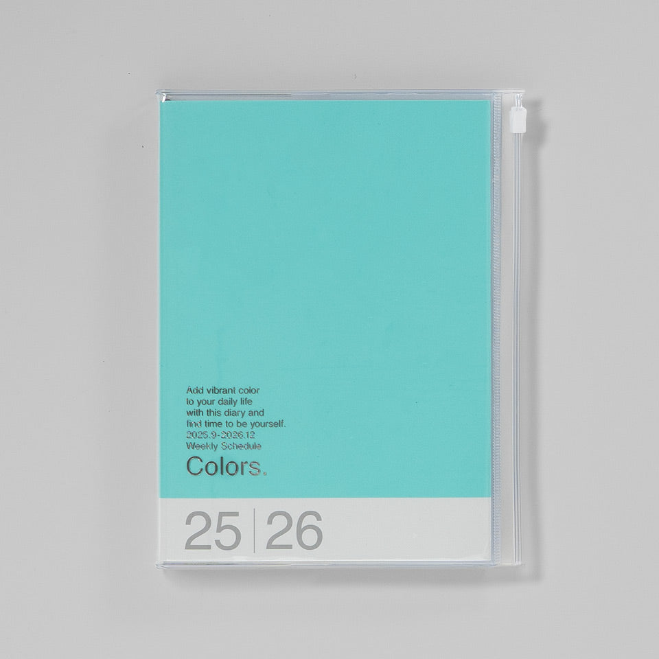 A5 Kalender 2025/26 mit Umschlagtasche Farbe