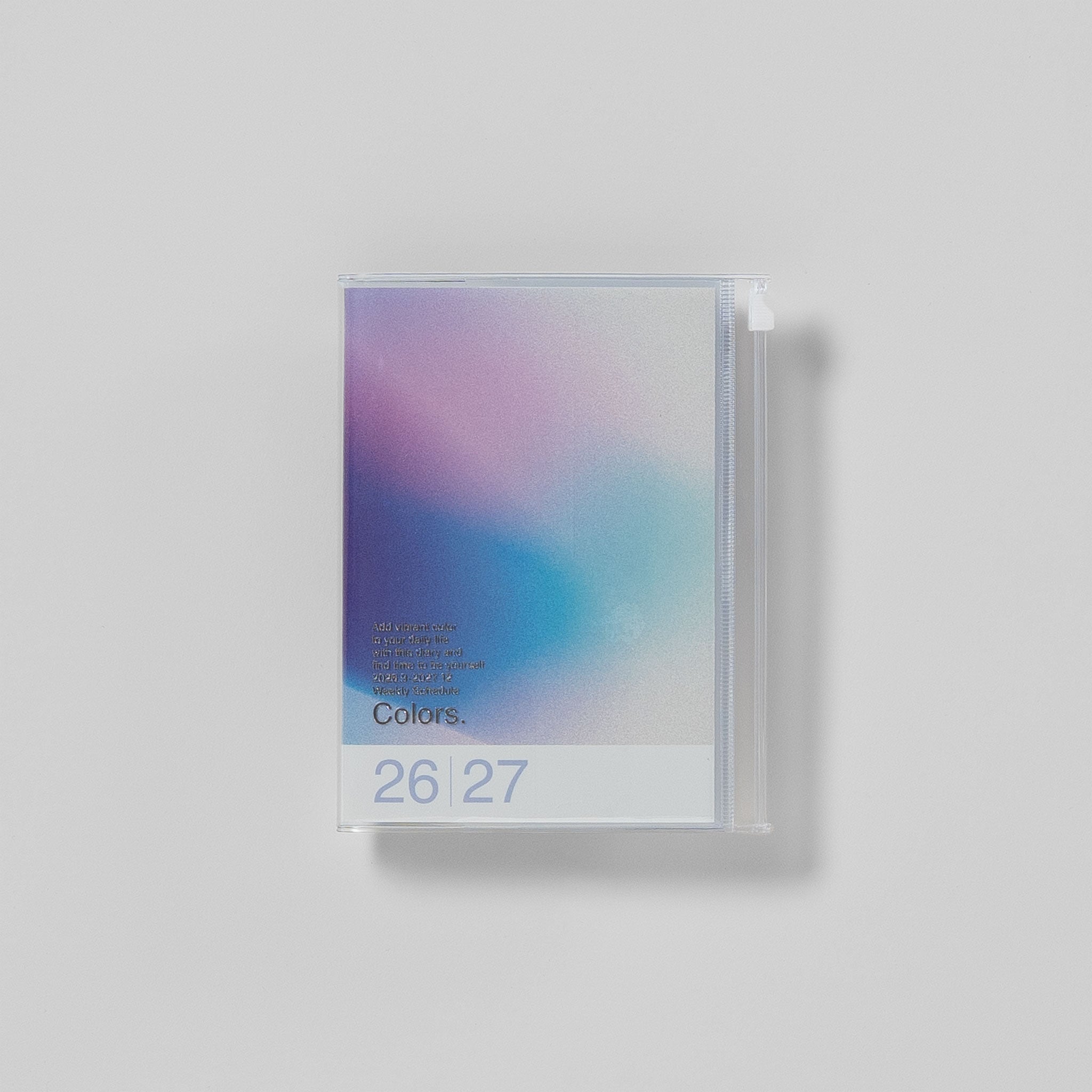 Mark's Taschenkalender A6 2026/27 Verlauf „Colors.", Farbe Blau #Farbe_Blue