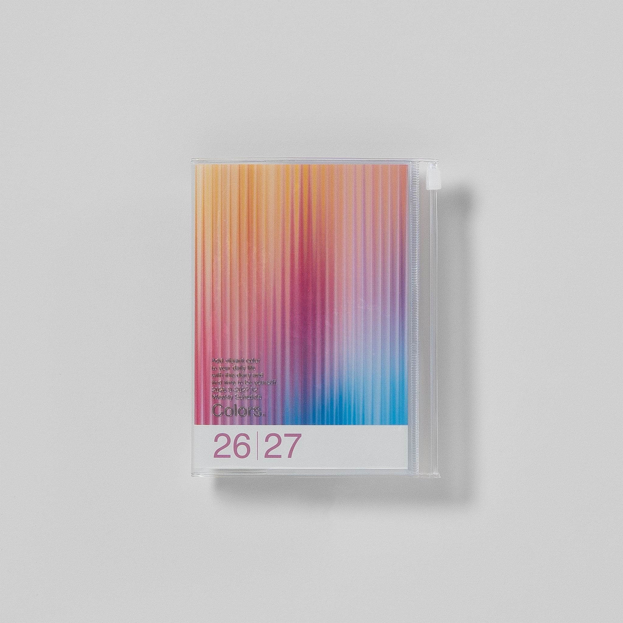 Mark's Taschenkalender A6 2026/27 Verlauf „Colors.", Farbe Magenta #Farbe_Magenta