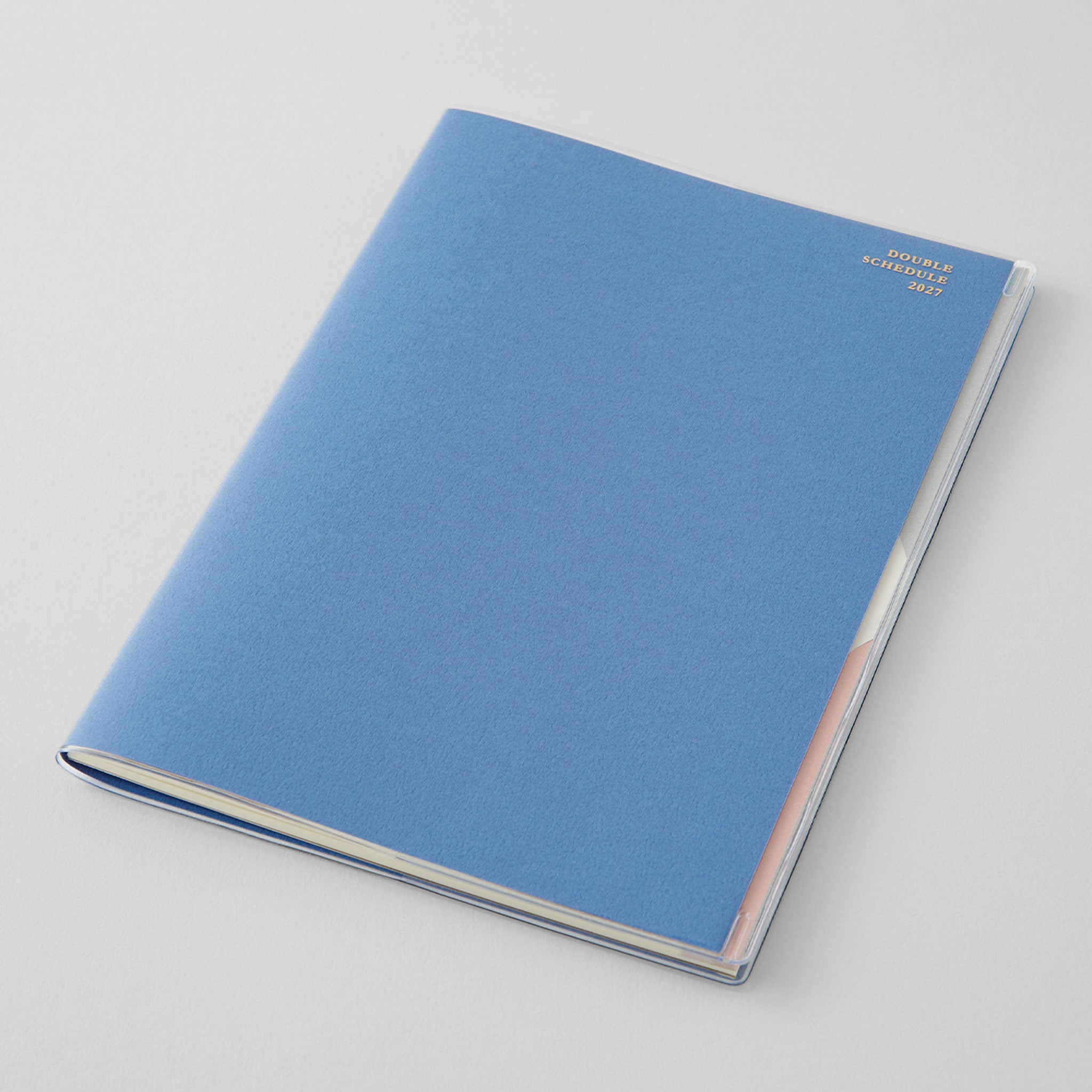 Midori B6 Doppel-Monatsplaner 2027 Blau – Seitenansicht