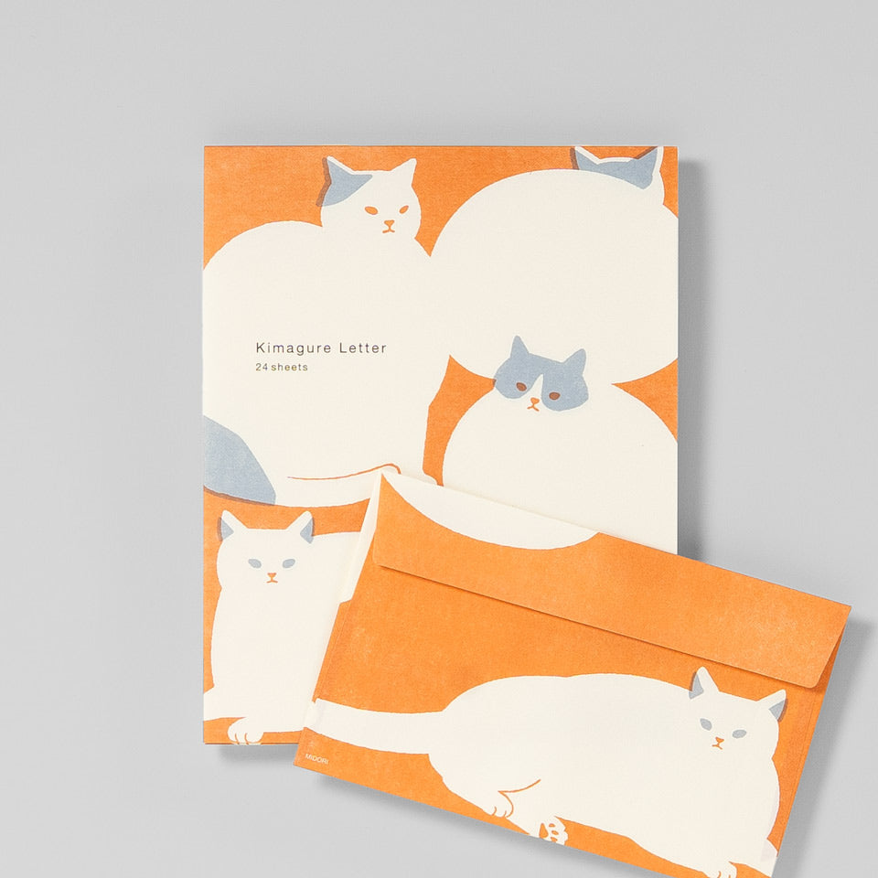 Katzen Set Briefpapier mit Umschlägen