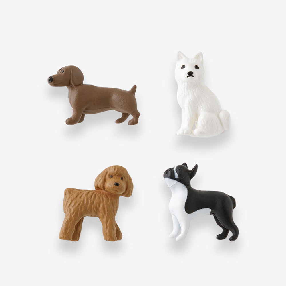 Mini-Magnete Hunde 4er Set
