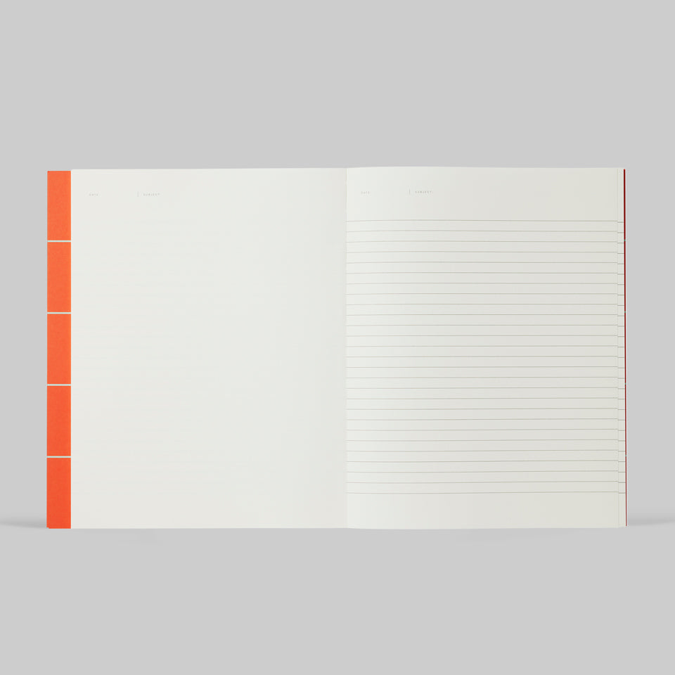 Notizbuch groß orange Notem / Uma Notebook L