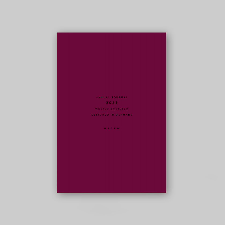 A5 Kalender Notem Alva Annual Journal 2026