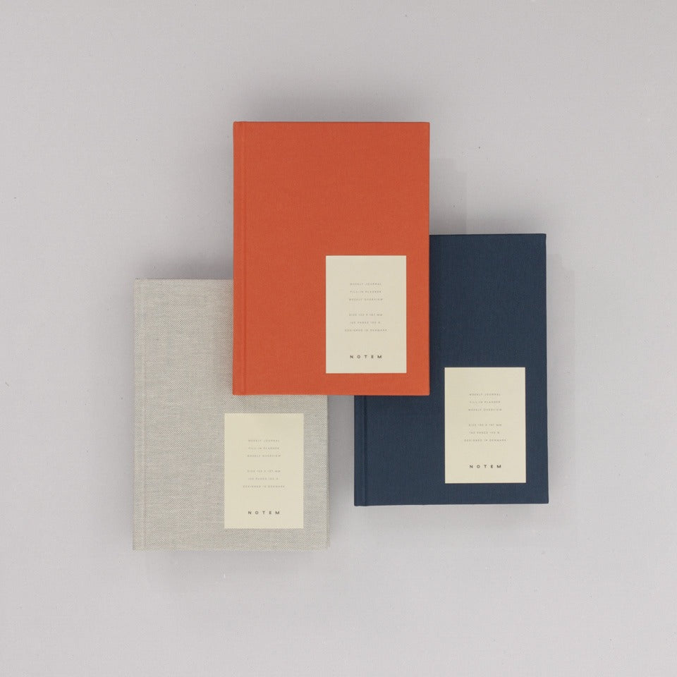 undatierter Kalender Notem dunkelblau / Even Weekly Journal