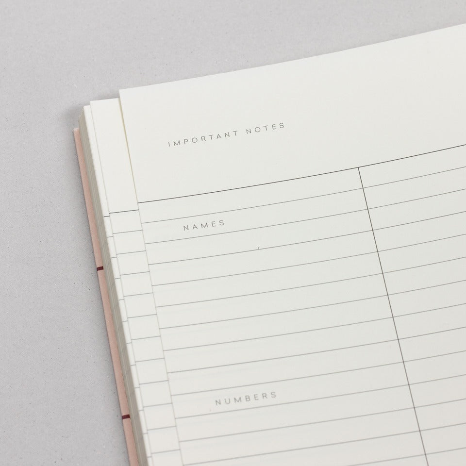 Notizbuch groß gelb Notem / Uma Notebook L