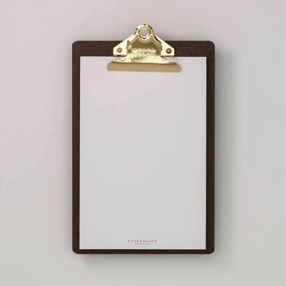 Klemmbrett gold A5