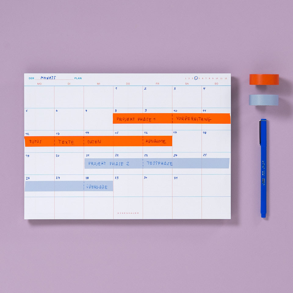Notizblock Eisenhauer Planer