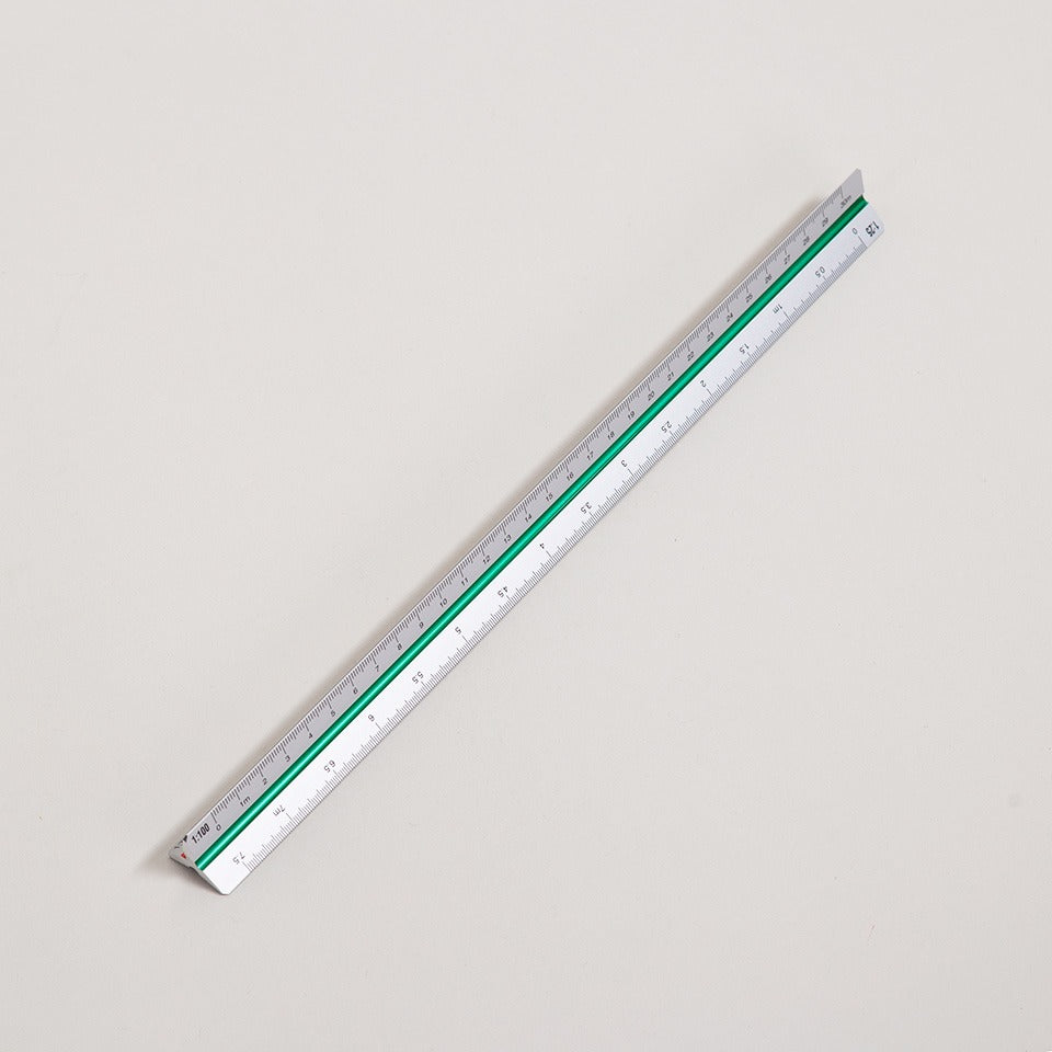 Dreikantmaßstab dick