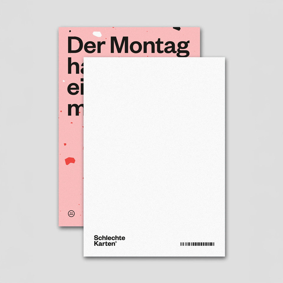 Postkarte Montag