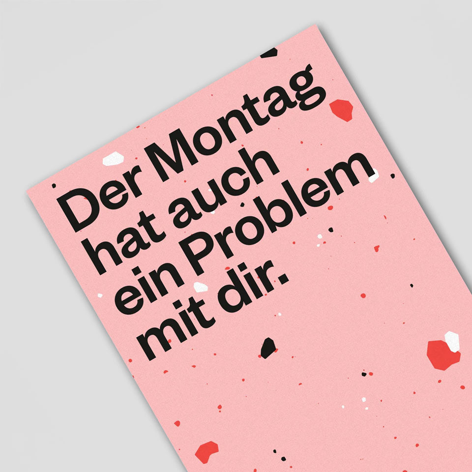 Postkarte Montag