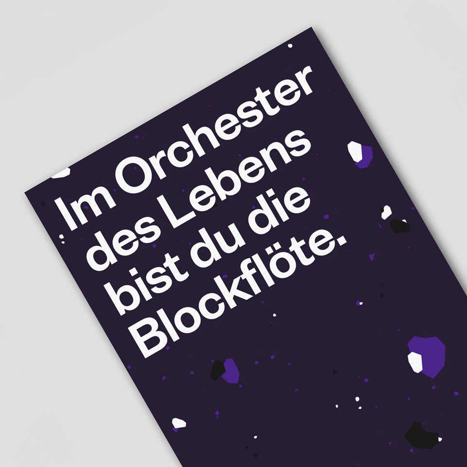 Postkarte Orchester