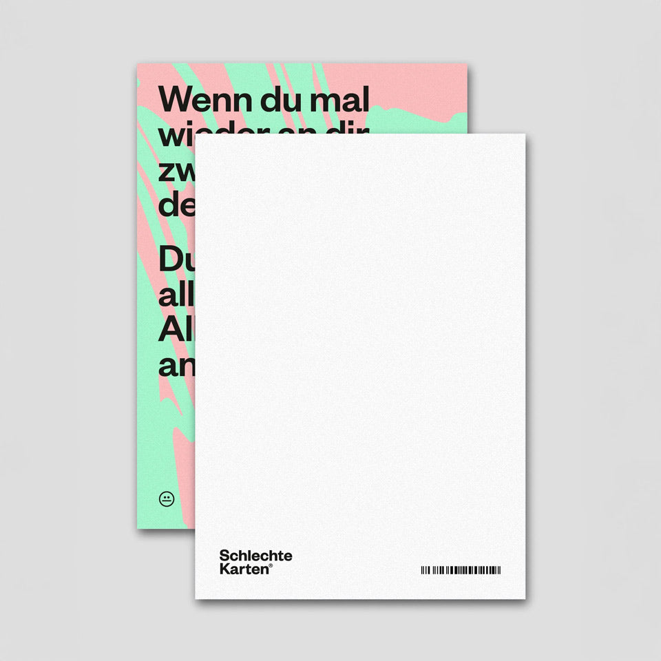 Postkarte Zweifel