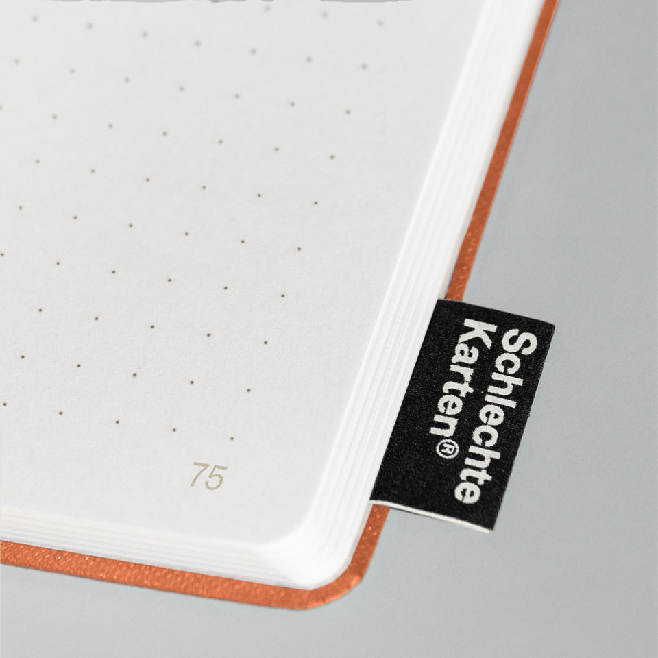 Oh No Notes Notizbuch orange / Nutzlose Bemühungen