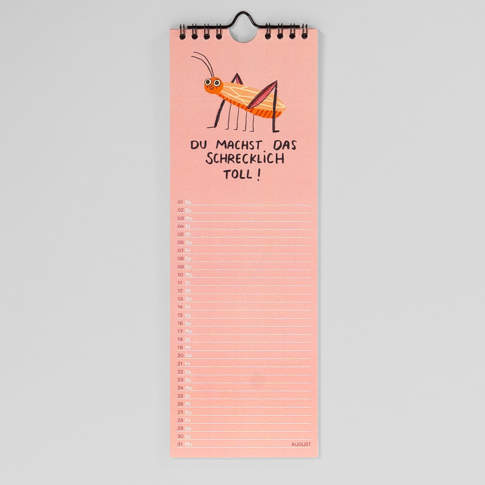 Der Wirbellose Kalender 2026