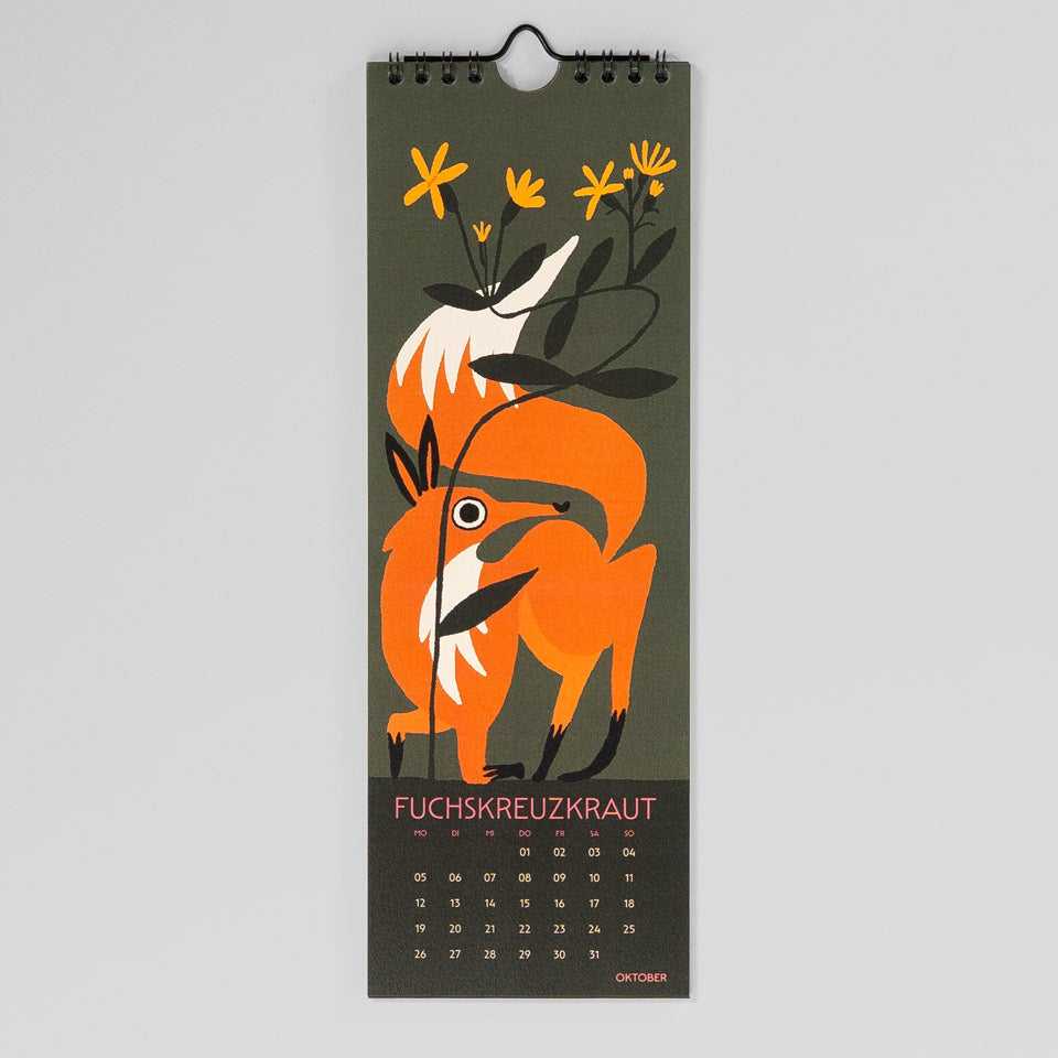 Flora & Fauna Wandkalender 2026