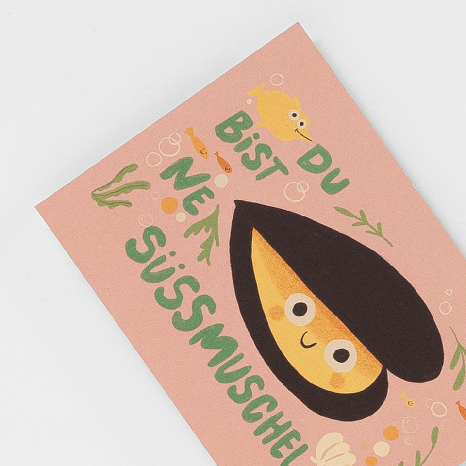 Postkarte Süssmuschel