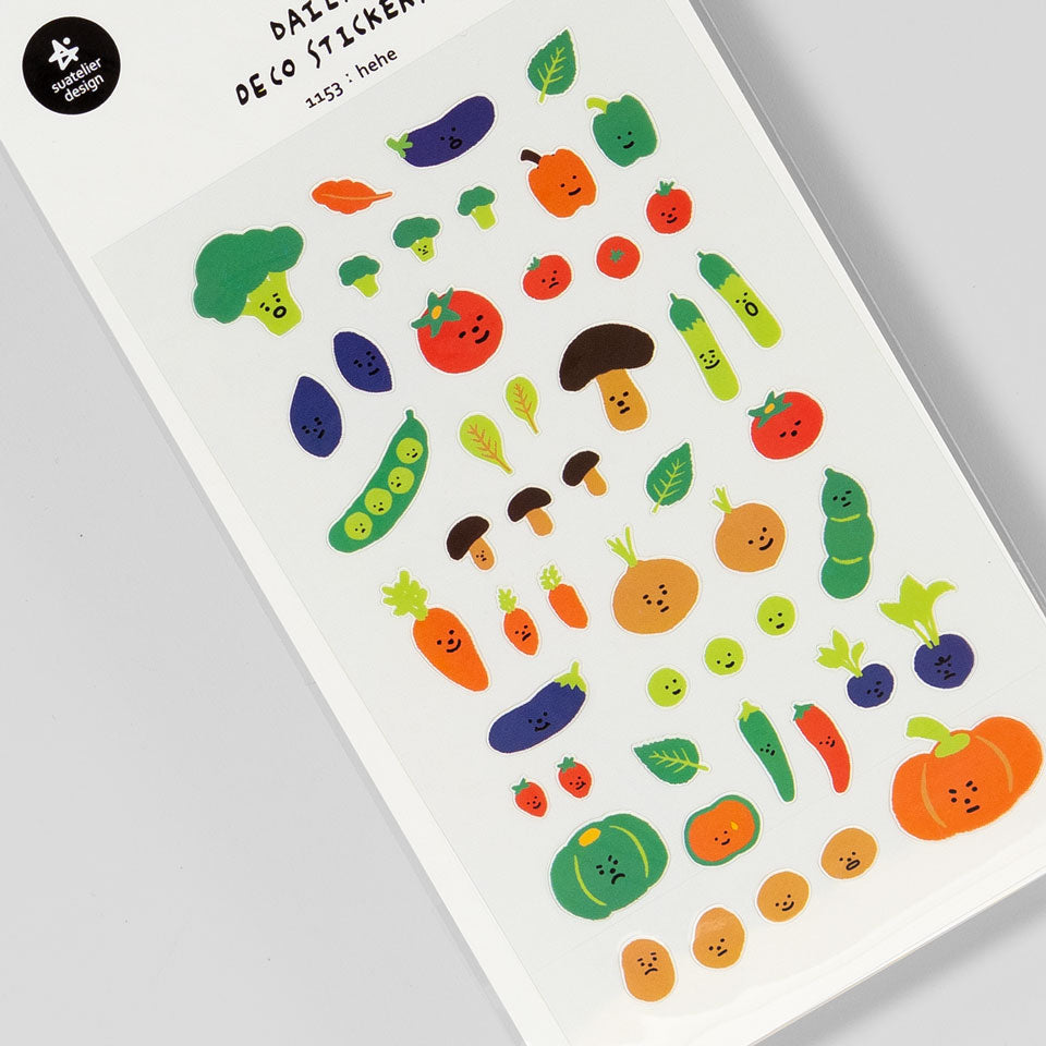 Miniaufkleber 1153 Hehe Gemüse