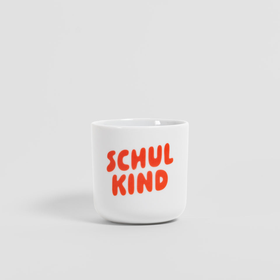 Becher Schulkind rot
