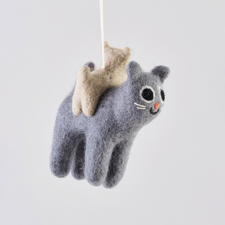 Filzanhänger – Katze Pabs