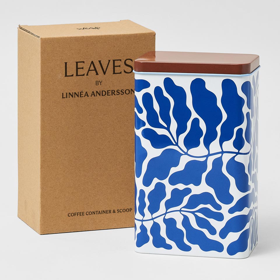 Kaffeedose Leaves