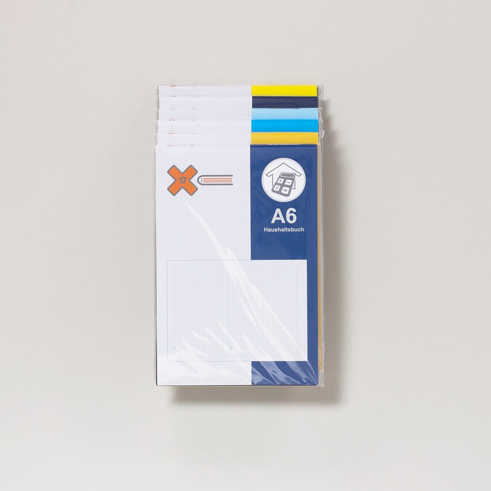 A6 Notizbuch 3-lagig X17