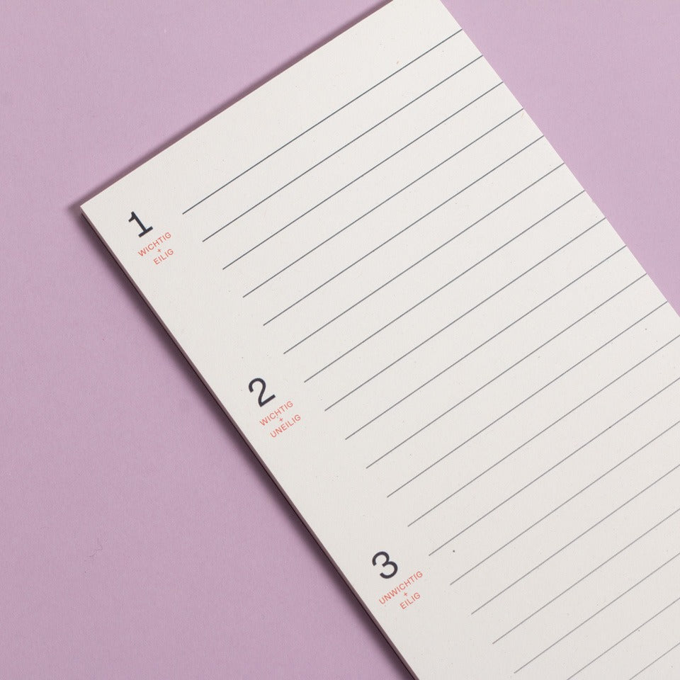 Notizblock Eisenhauer To-Do-Liste