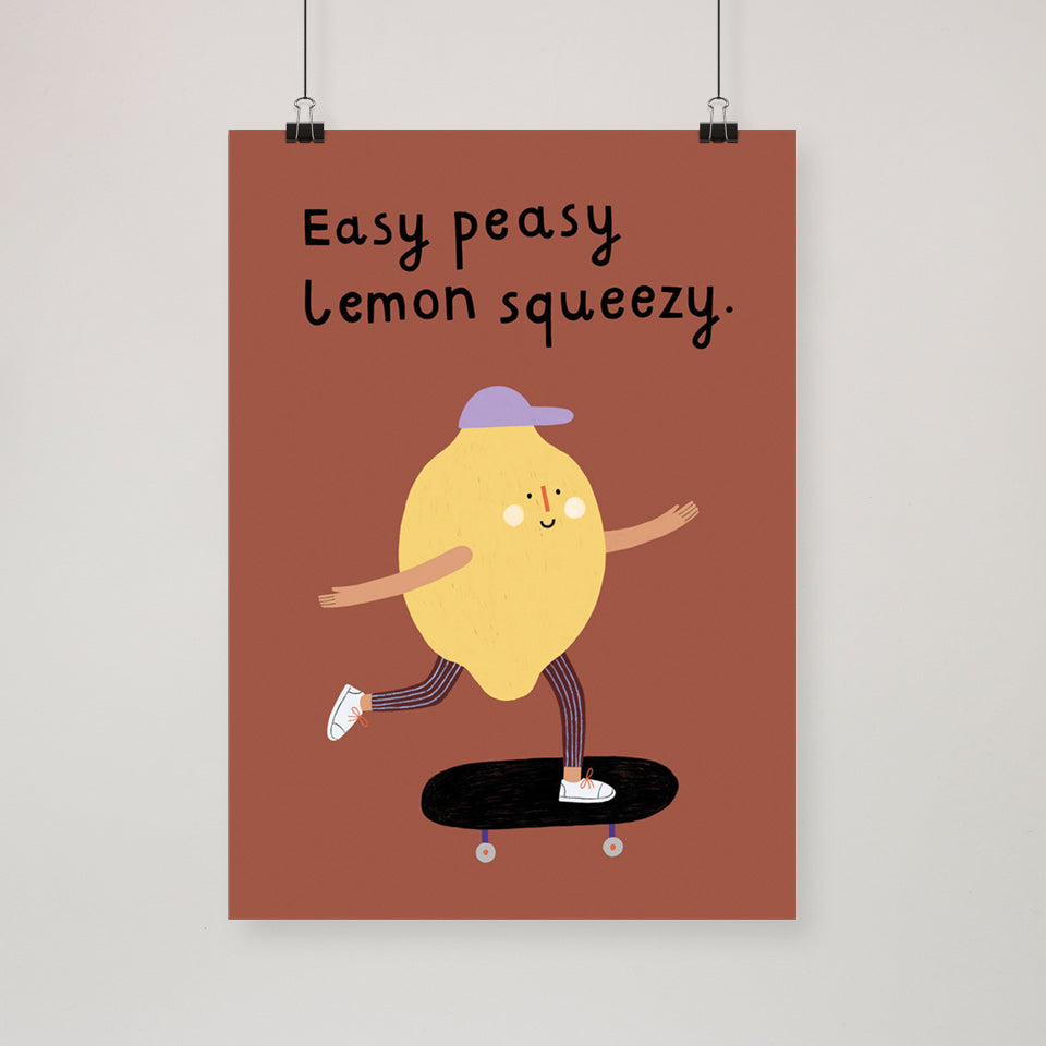 Poster easy peasy lemon squeezy