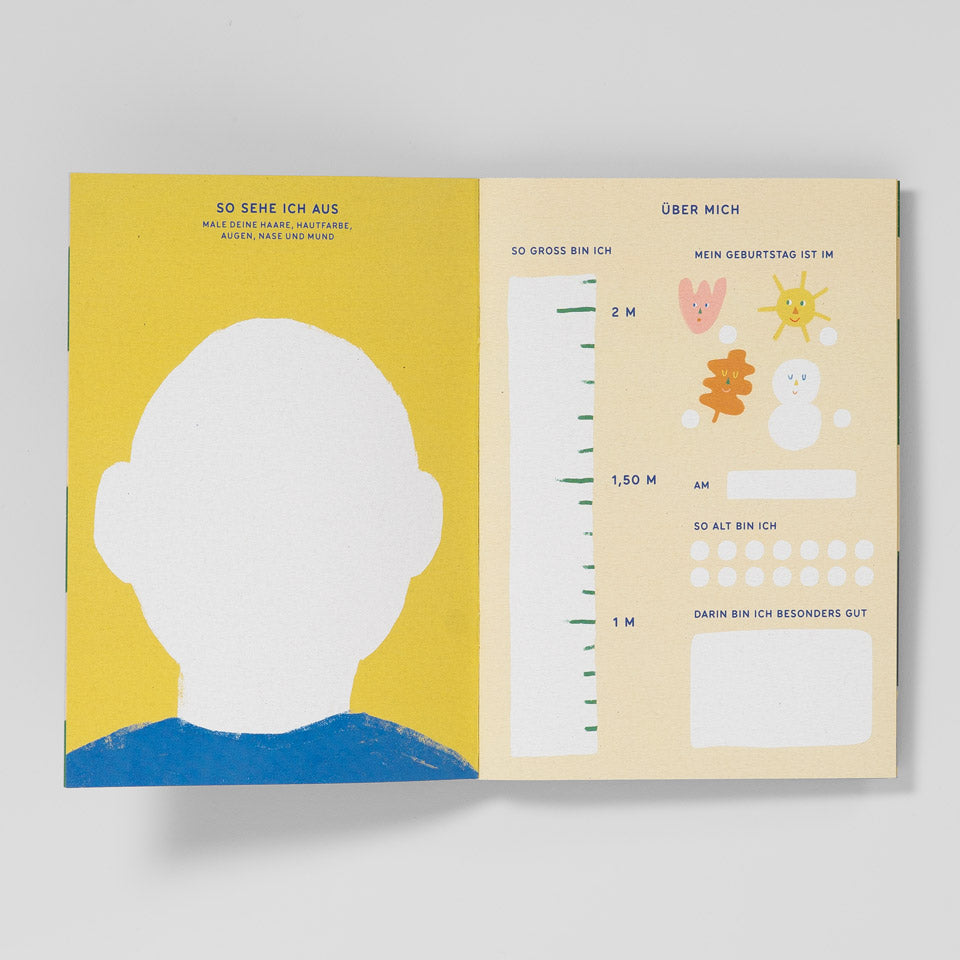 Kreativbuch Kinder / Buch über mich