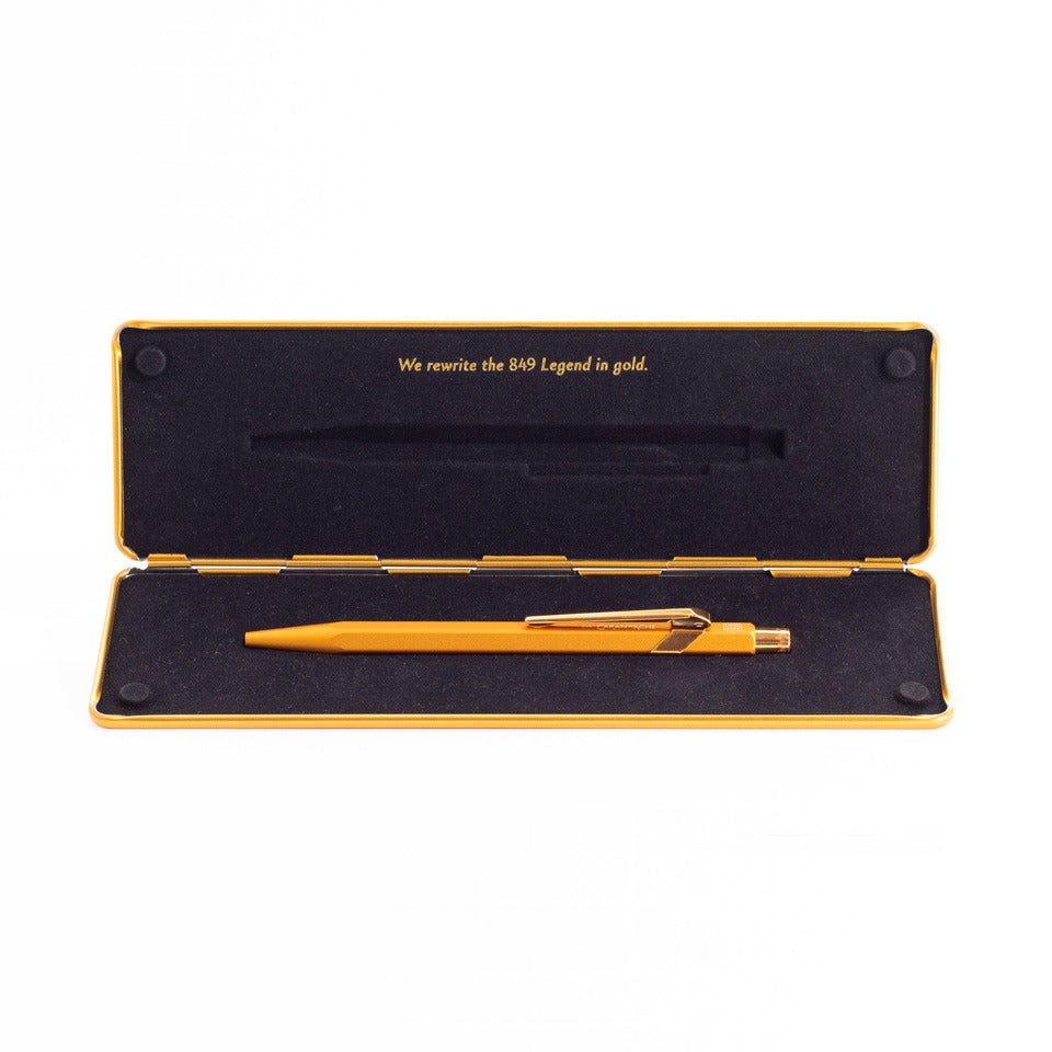 Kugelschreiber 849 gold mit Etui
