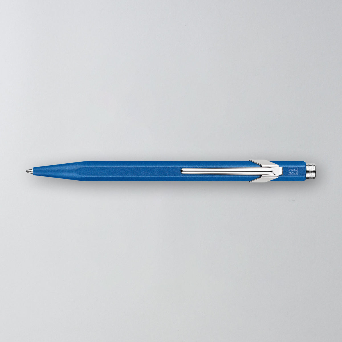 Kugelschreiber 849 Colormat-X in Blau, mattes Aluminiumgehäuse