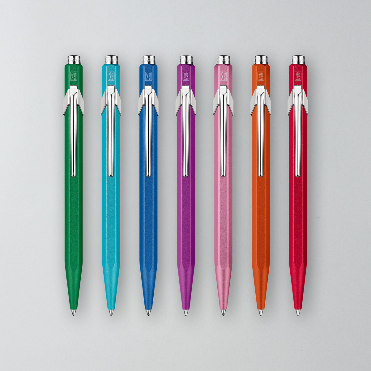 Caran d'Ache Kugelschreiber 849 Colormat-X in mehreren mattfarbenen Varianten