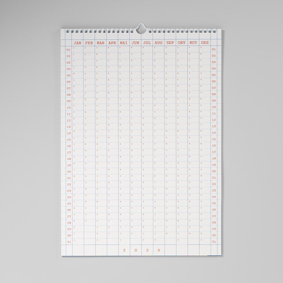 Familienkalender Eisenhauer 2026 A3
