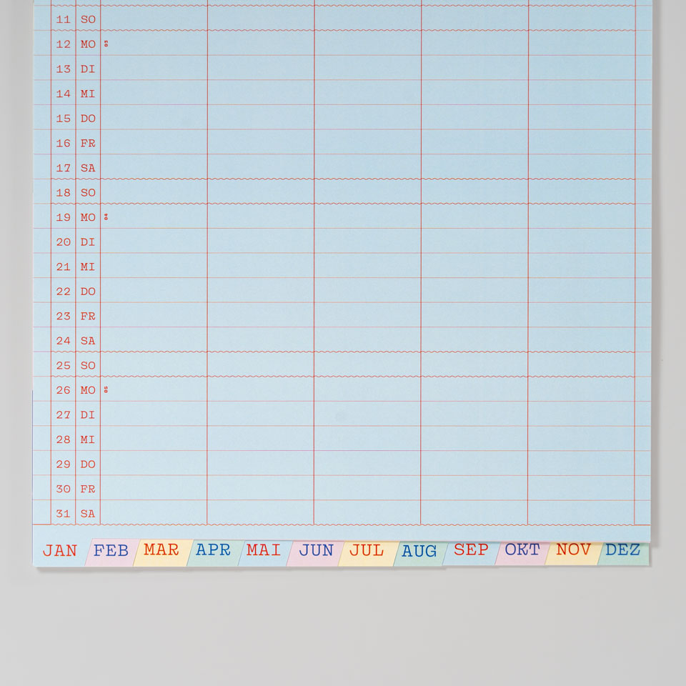 Familienkalender Eisenhauer 2026 A3