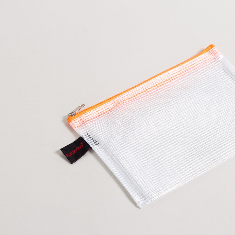 Mesh Bag neon orange für A6