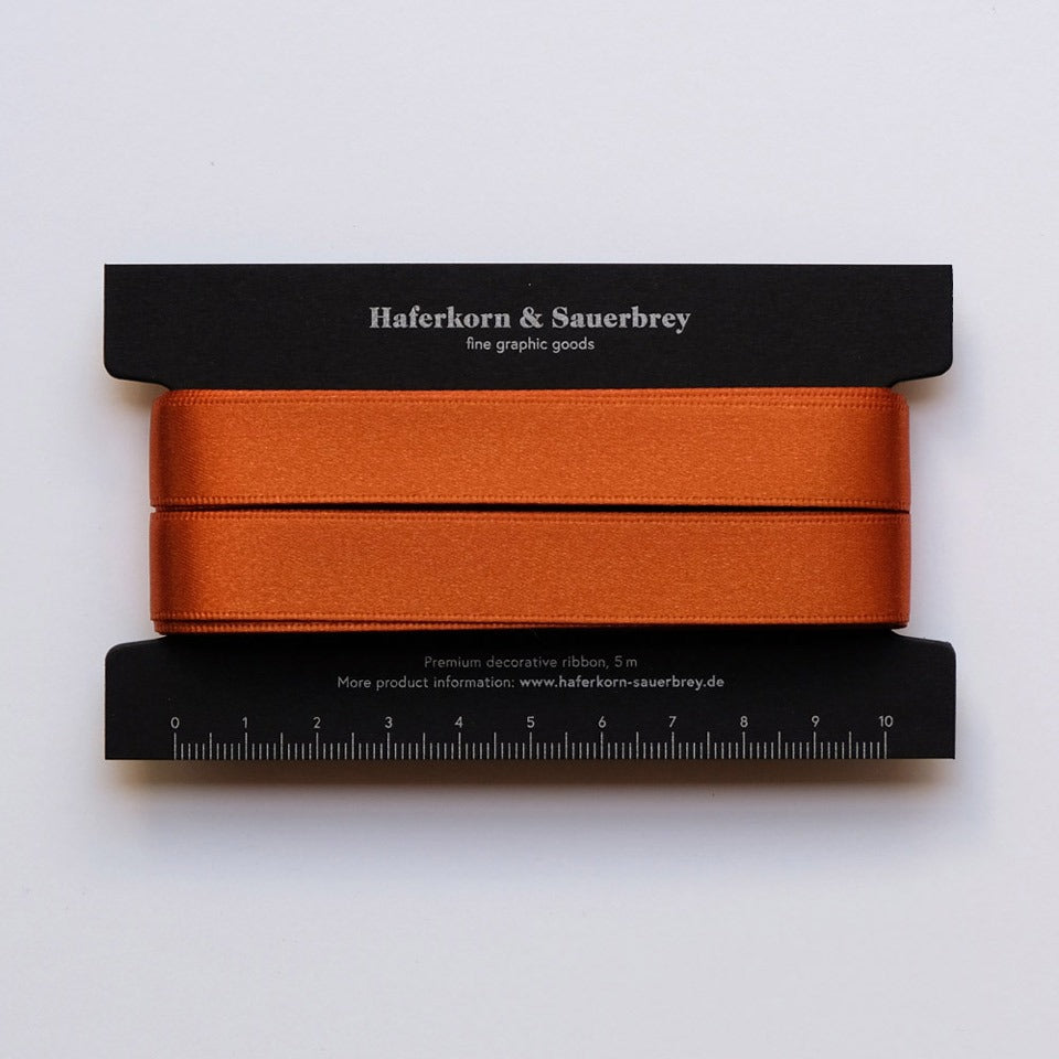 Satin Geschenkband Kupfer
